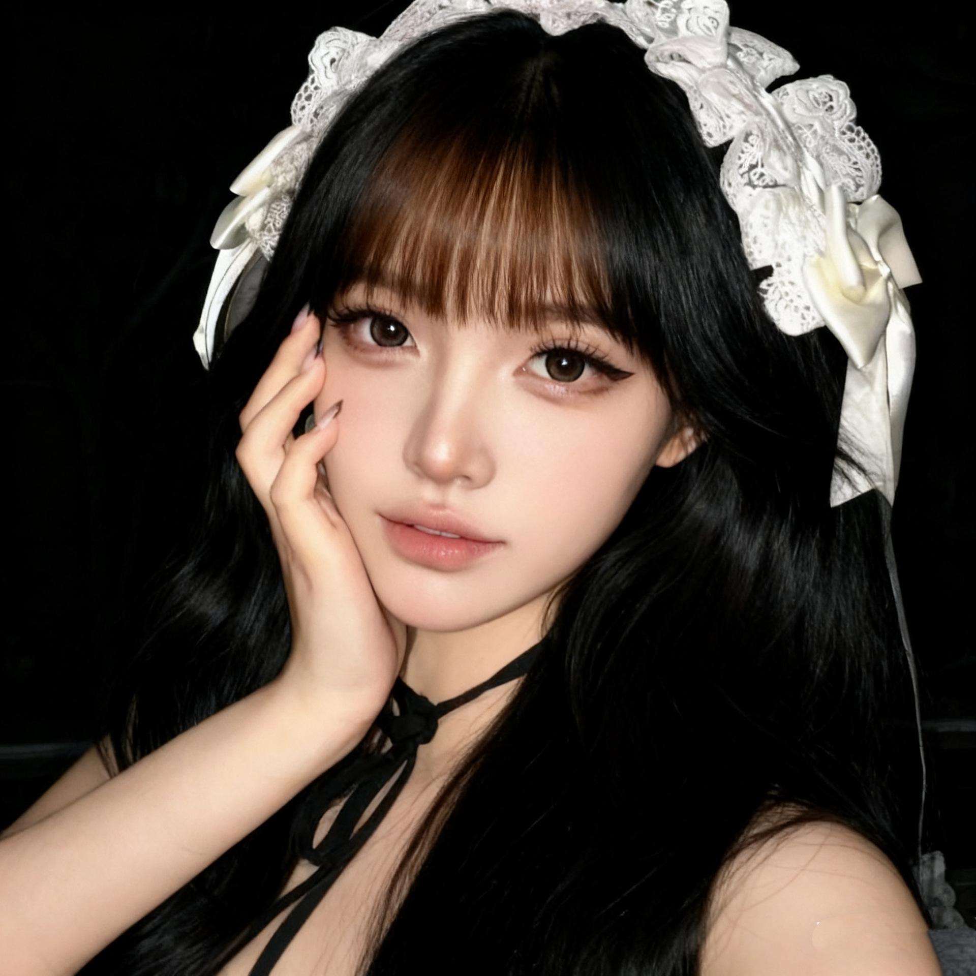 

Лолита Белая Кружевная Повязка на Голову с Бантом - Французский Ретро Сладкий Придворный Стиль Аксессуар для Волос