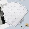 15 Cavity Wax Mold Seal Silicone Mat Pad for Wax Seal Stamp Wax Making Mould Removable for DIY Craft Adhesive Waxing
