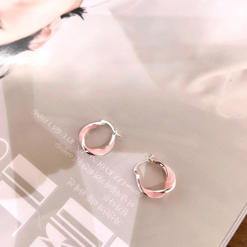 Francouzské náušnice lehkého luxusu Nové nikové náušnice se smyslem pro design Studený vítr Dámské náušnice Pokročilé