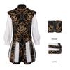 Elizabethan Renaissance Era Prince Cosplay Costume Vest Pumpkin Pants Set Gift
