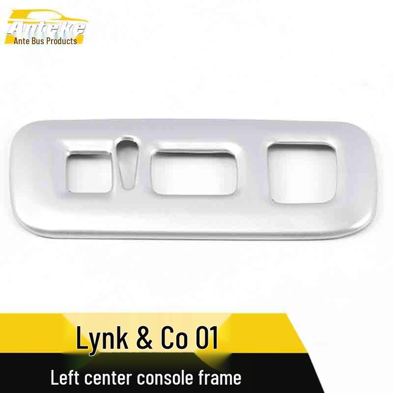 Lynk & Co 01 Left Console Frame & Electroplated Headlight Switch Sticker