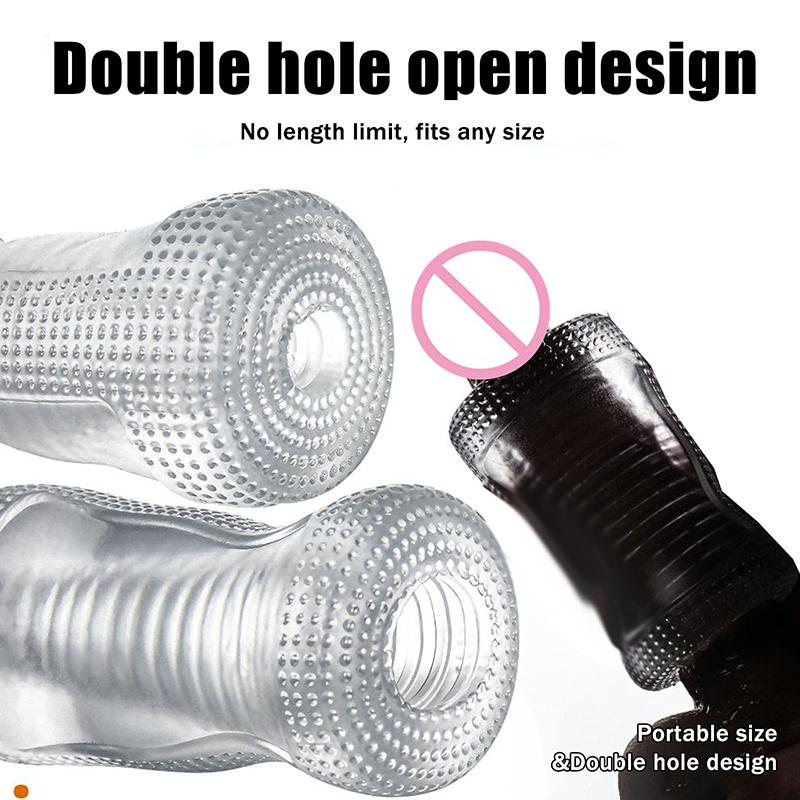 12cm Männlicher Masturbator Transparente Gelee Künstliche Vagina Echte Muschi Für Männer Penis Trainer Gliedvergrößerer Sexspielzeug