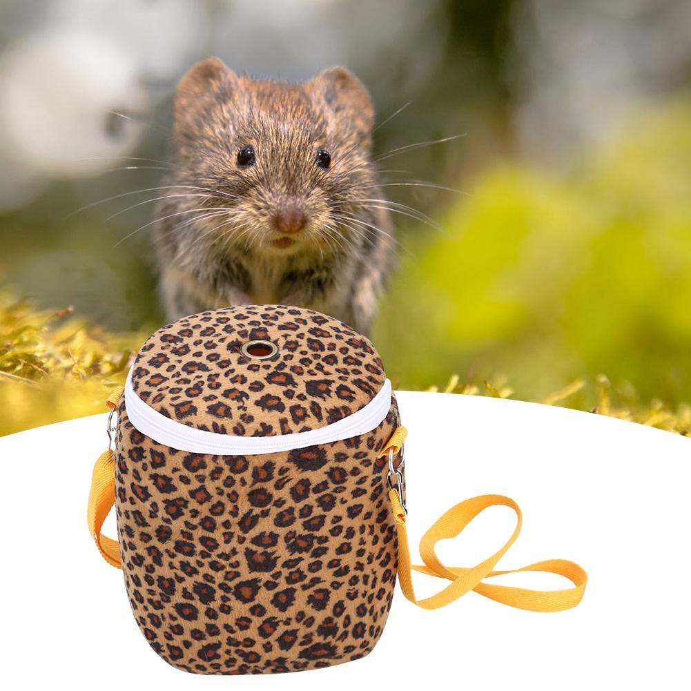 Großer Kurzplüsch Tragbarer Haustier Hamster Einzelne Schulter Warmer Träger Ausgehend Schlafsack für Eichhörnchen Igel Meerschweinchen