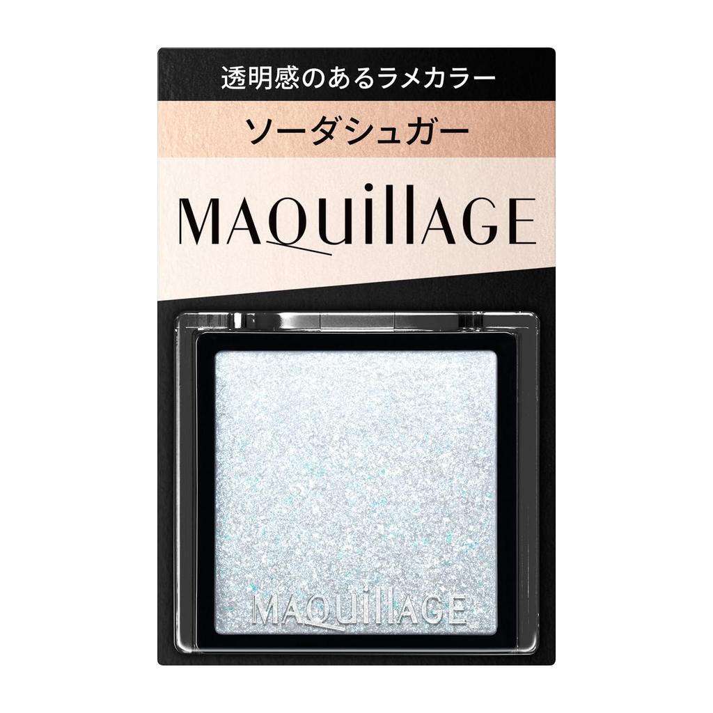 MAQUILLAGE Customized Eye Color Translucent BL174 Soda Eyeshadow Powder Type Eye Single Shiny Shiseido Single, Glitter, Sugar, 0.8g Makeup,