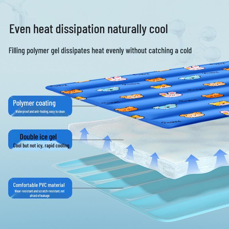 Summer Cooling Ice Mat for Cats & Dogs: Pet Bed & Mat Supplies