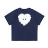 Tomseubeolseudei Love Me Half T-Shirt Navy