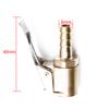 Mandrino ad aria per pneumatici auto Ottone automobilistico 8 mm Connettore a clip adattatore per valvola pompa di gonfiaggio Per gonfiaggio Connettore a clip a testa a cambio rapido