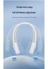 Portable USB Rechargeable Neck Fan - Silent, Powerful Cooling for Students
