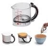 Verstellbarer Messbecher Messwürfel Tassen zum Kochen und Backen Multifunktionaler Küchen-Platzsparer