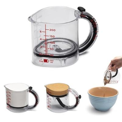 Taza Medidora Ajustable Cubo Medidor Tazas para Cocinar y Hornear Multifuncional Ahorrador de Espacio de Cocina