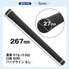 Golf Grips Tour Velvet Rubber Compatible 10-Pack R60 Caliber No Backline Aftermarket Golf Pride Black Neuneu
