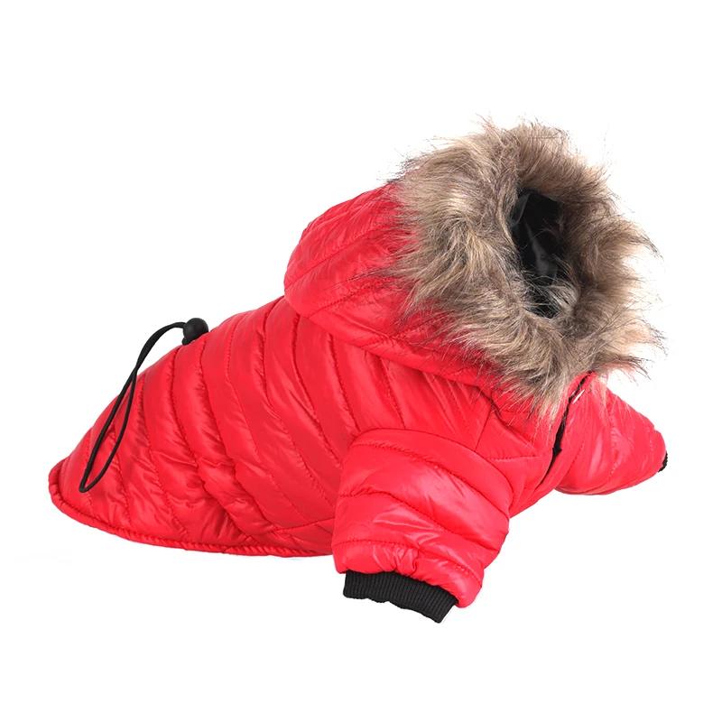 Soft Furry Hoodie Warm Dog Clothes For Small Dogs Windproof Pet Jacket Puppy Coat Winter Clothing For Yorkies Chihuahua
