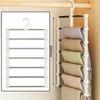 Stainless Steel Trousers Clip Foldable Closet Organizer Durable Hangers