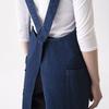 Seven Uniform QT7376-1 Chest Apron, Indigo, Free Size
