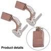 2PCS Carbon Brushes Compatible With Model GSB 180LI GSR 180LI GSR140LI GSB140LI GSR18V21 Power Tool Replacement Parts