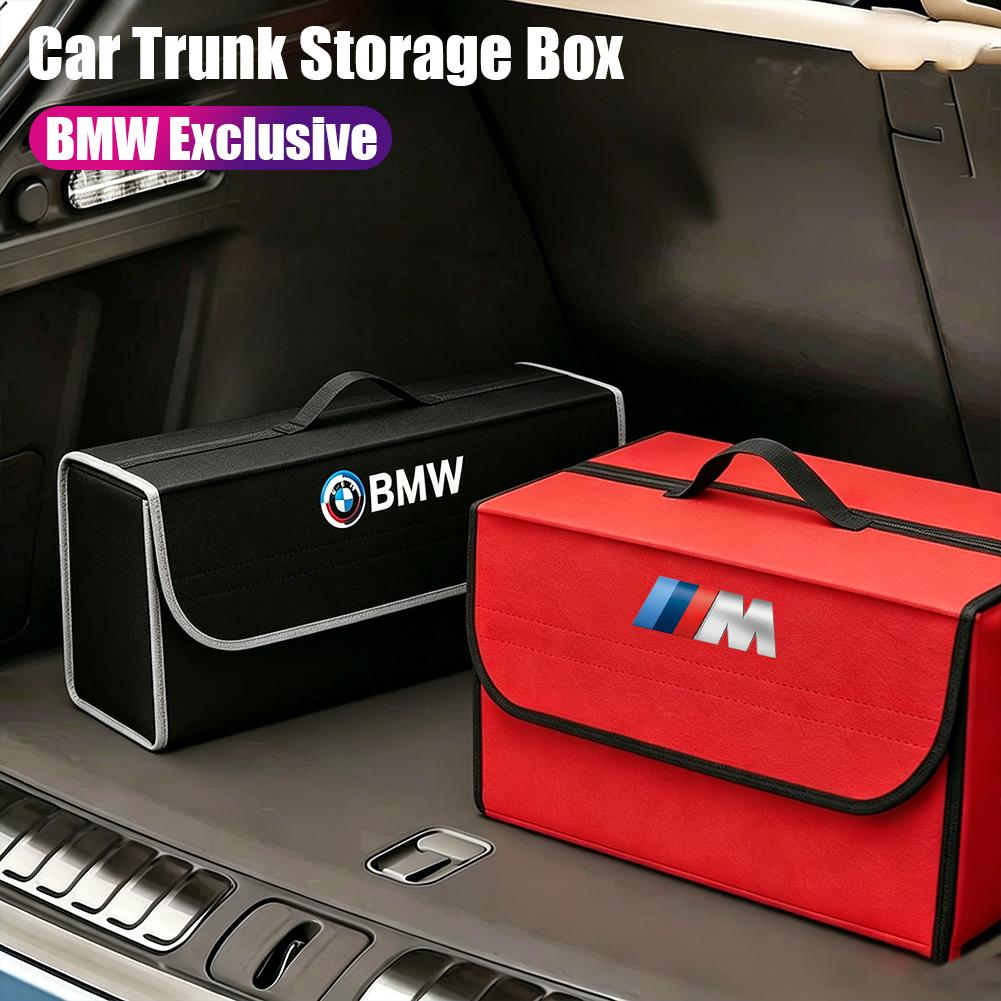 Car Trunk Organizer Box Large Capacity Folding Storage Bag Accessories For BMW E90 G80 M3 G30 M5 F82 F83 F20 F21 G42 F95 F96 G06