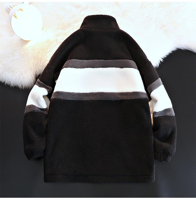 Men's 2025 Lambswool Coat: Thickened Autumn/Winter Fleece Jacket