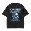Rapper Vybz Kartel Tour 2025 Magliette da Uomo Lavate Vintage Manica Corta Girocollo Magliette Cotone Regalo di Compleanno Vestiti