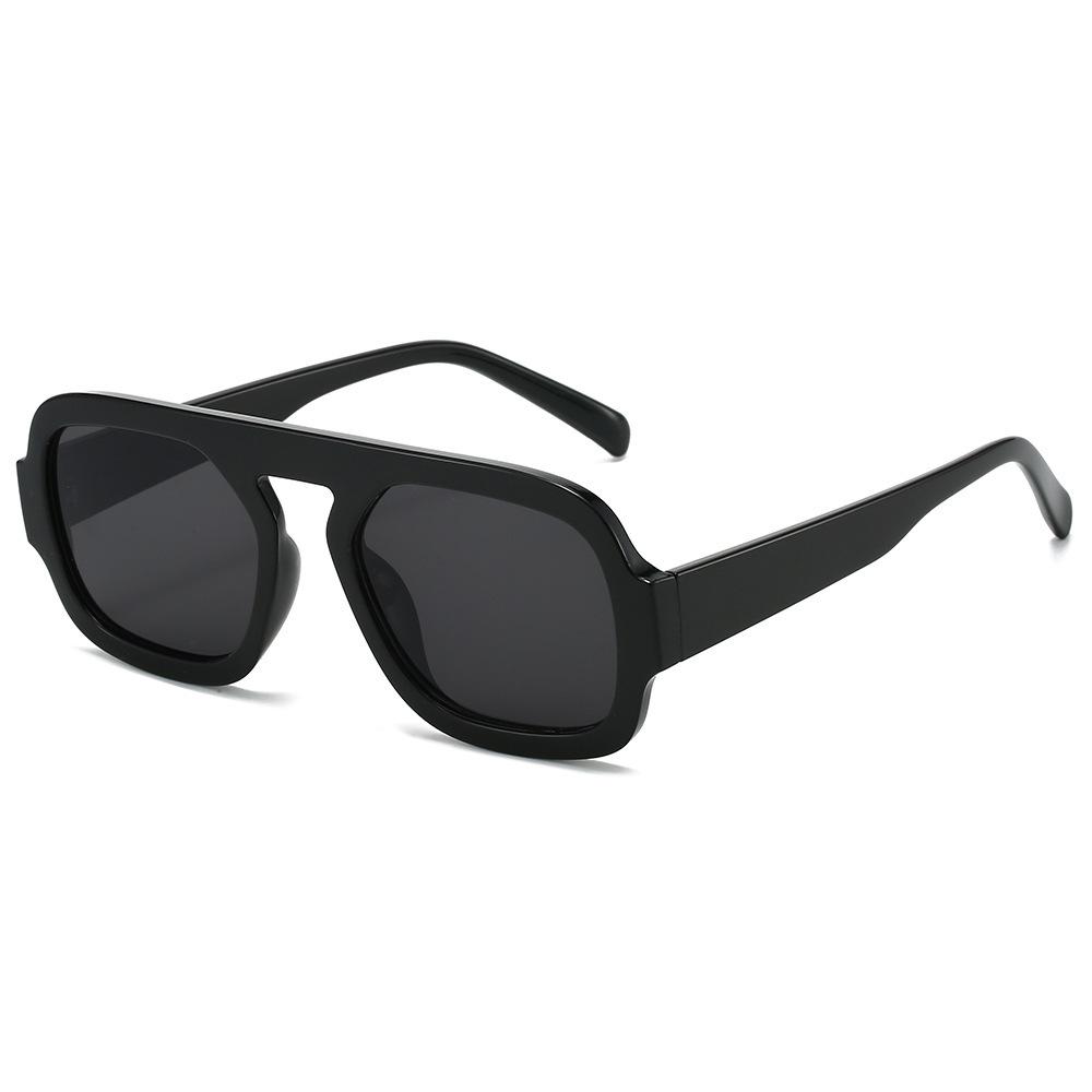 2024 New European & American Style Versatile Fashion Sunglasses Unisex PC Frame