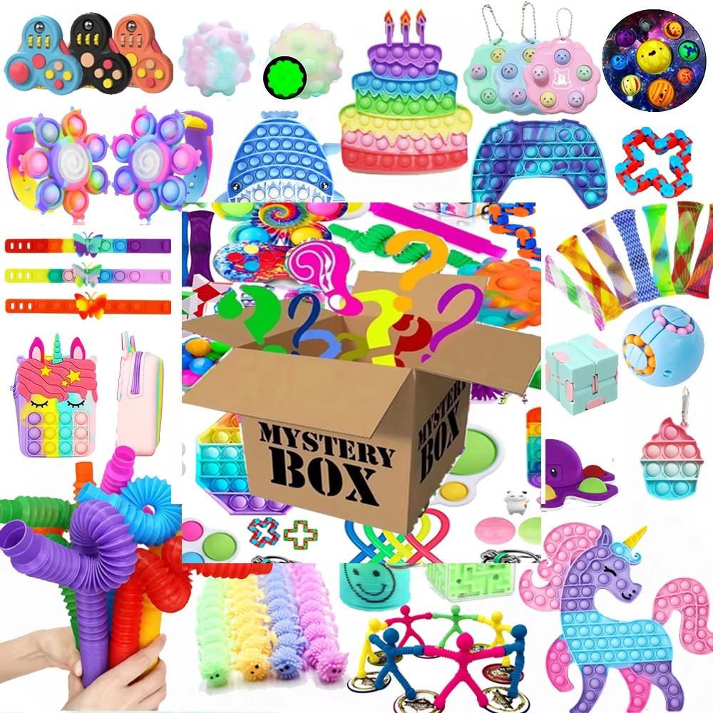 5-50Pcs Assorted Fidgeting Toys  Gifts Pack Surprise Box 300 Different Fidgeting Set Antistress Ease Toys For Kids