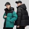 2025 fleece thickened plus size jacket fall and winter men's middle-aged solid color casual hooded warm jacket shirt top