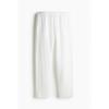 H M Linen Pants Regular Fit wHite