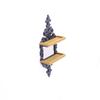 1Pcs 1 12 Dollhouse Wall Mounted Storage Shelf with Flower Basket Display for Modern Mini Simulation