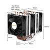 6 Heat Pipe CPU Air-Cooled Cooler 4Pin PWM PC Radiator Fan for Intel LGA 1366 1700 1200 1150 1151 1155 2011 X79 X99 AM3 AM4 AM5
