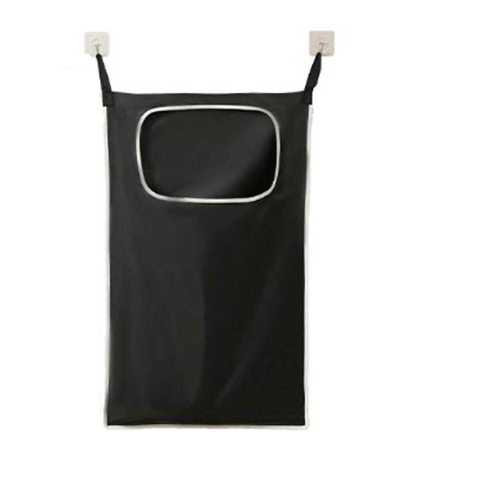 Wall-mounted Dirty Clothes Basket Waterproof Laundry Basket Organizer Dormitory black oxford cloth 890₽