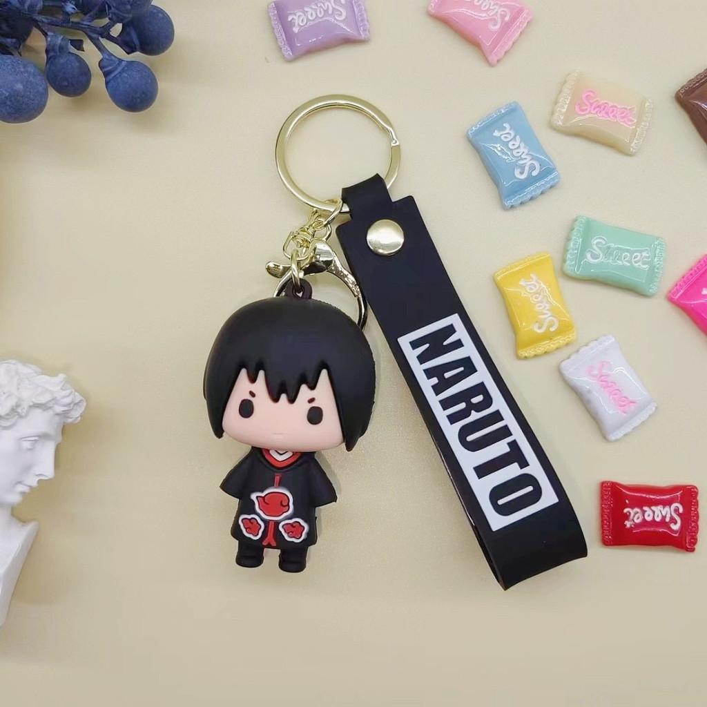Genshin Impact And Naruto Silicone Keychain Figurine Collectible For Anime Fans