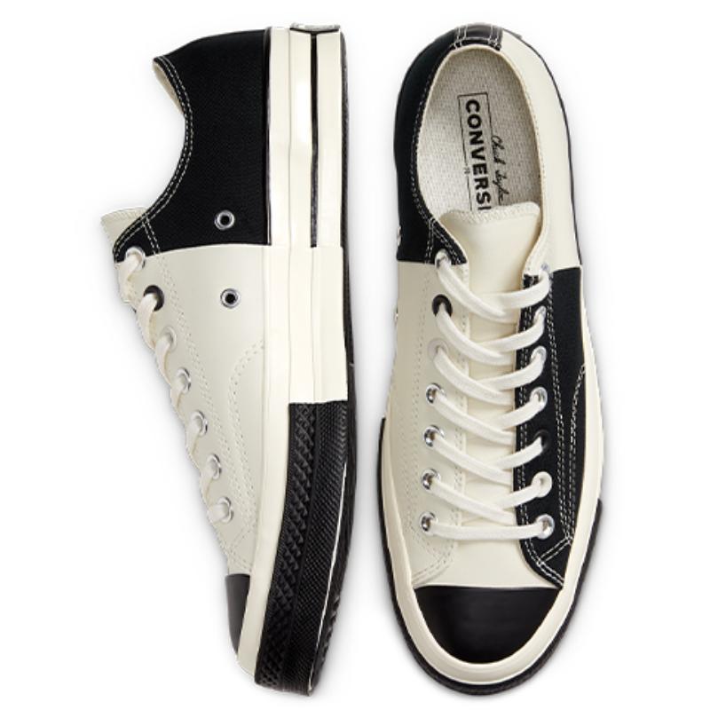 Converse Chuck Taylor All Star 1970s Round-toe Lace-up Low-Top Espadrilles Unisex Black & White