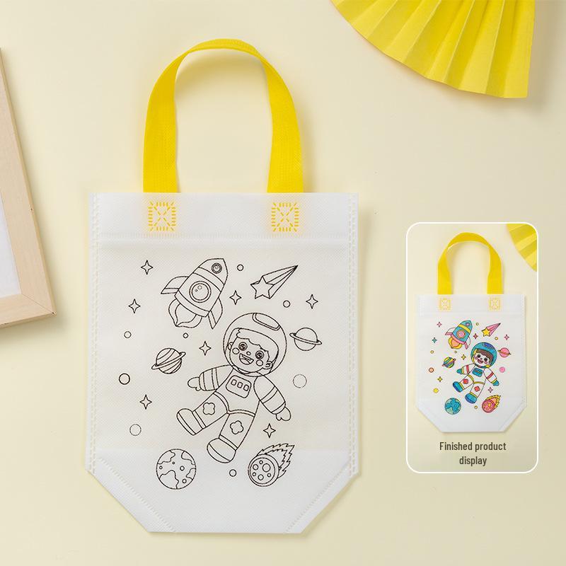 Eco-Friendly DIY Graffiti Tote Bag Kit for Kids