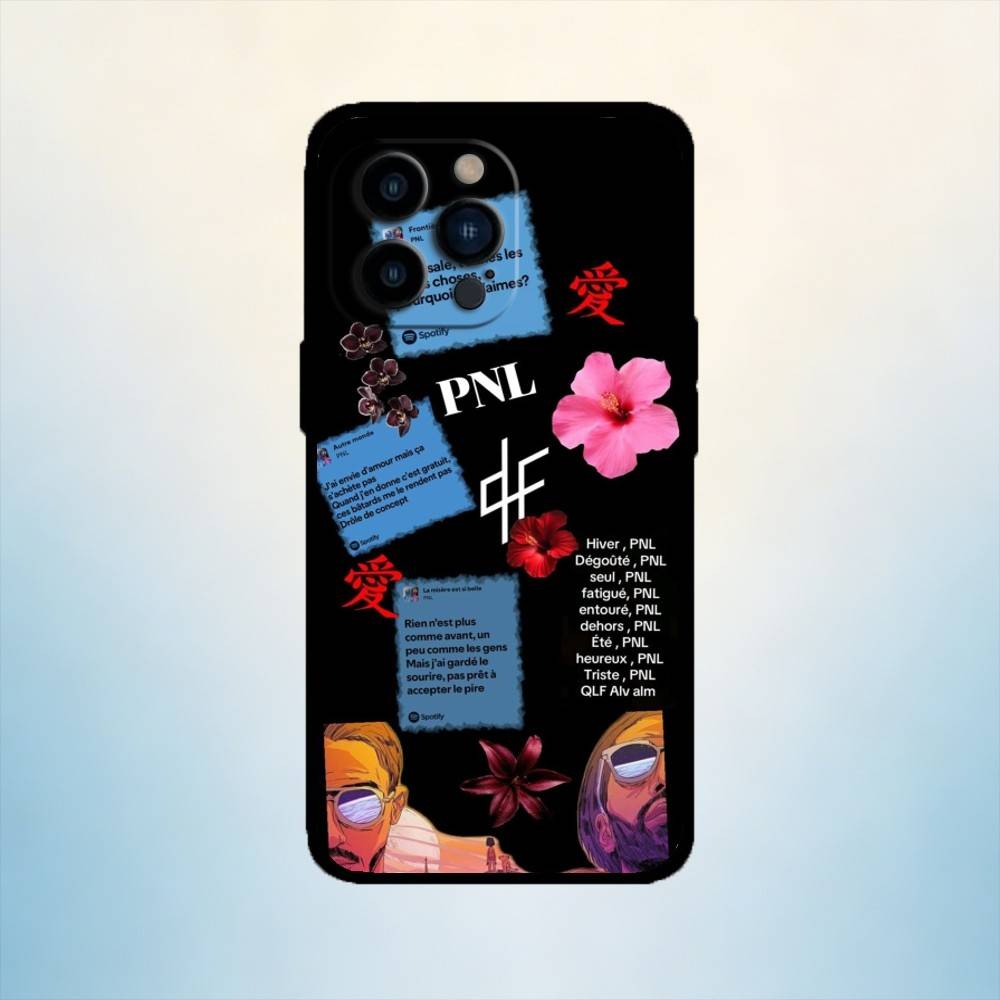 

AAA PNL QLF Rapper Singer Phone Case For iPhone 17,16,15,14,13,12,11 Plus,Pro Max,XS,Soft Silicone Black Cover iPhone12