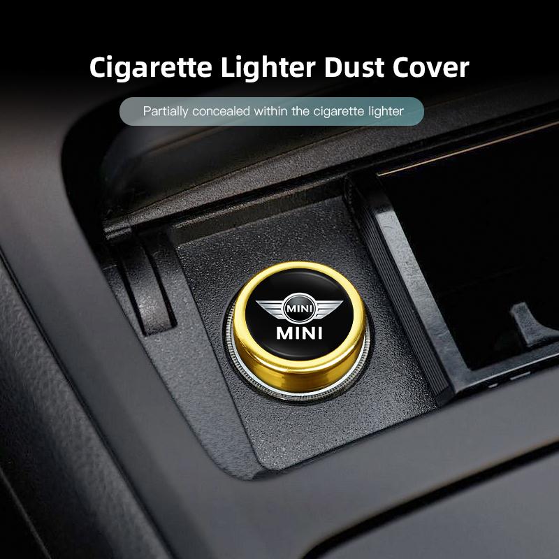 Bil sigarettennerdeksel Auto Støvtett Dekorasjonshette For MINI One Cooper JCW Countryman Clubman Cabrio Paceman Coup Felgdeksel