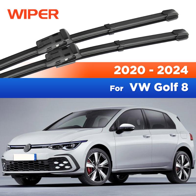 

For VW Golf MK8 - 2024 Wiper LHD Front Wiper Blades Windshield Windscreen Clean Window Car Rain Brushes 26 +18 VW Golf MK8