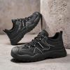 Male Non-Slip Outdoor Sneakers New Leather Treking Footwear for Men Casual Hiking Shoes Travel Climbing Camping Trainers