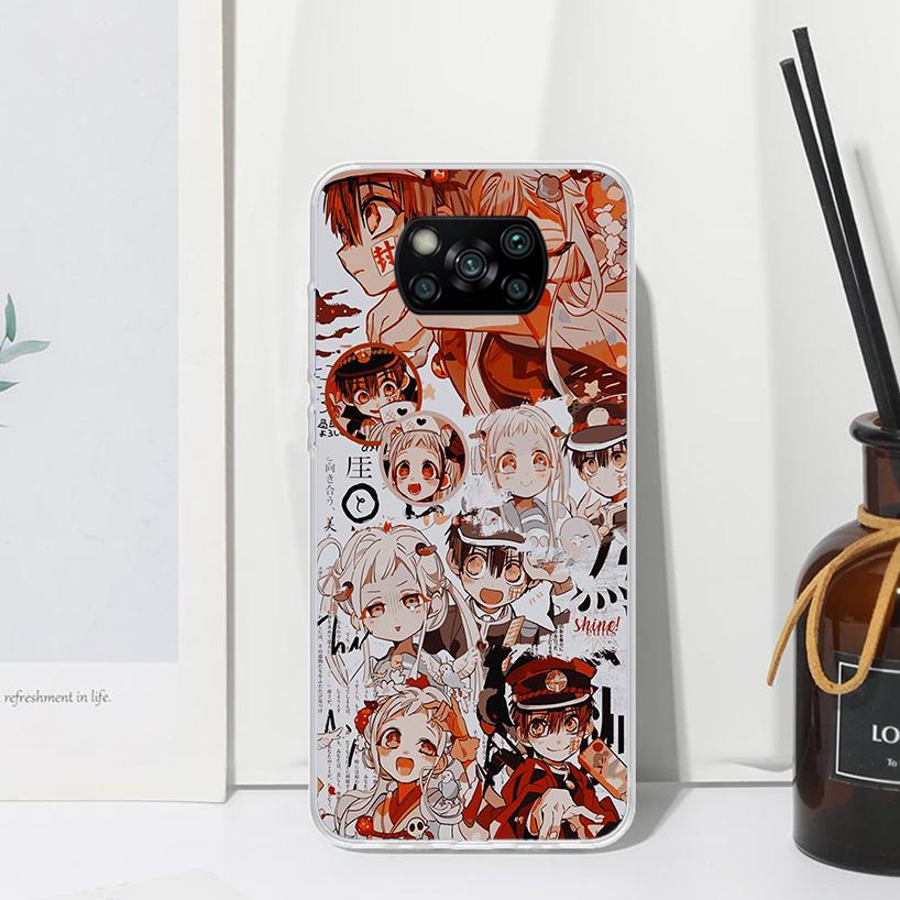 Anime Toilet Bound Hanako Kun Phone Case For Xiaomi Poco X7 X6 X5 M7 M8 Pro F7 Ultra Redmi 15C 15 13C 13 12C 12 10 10C 10A Art F