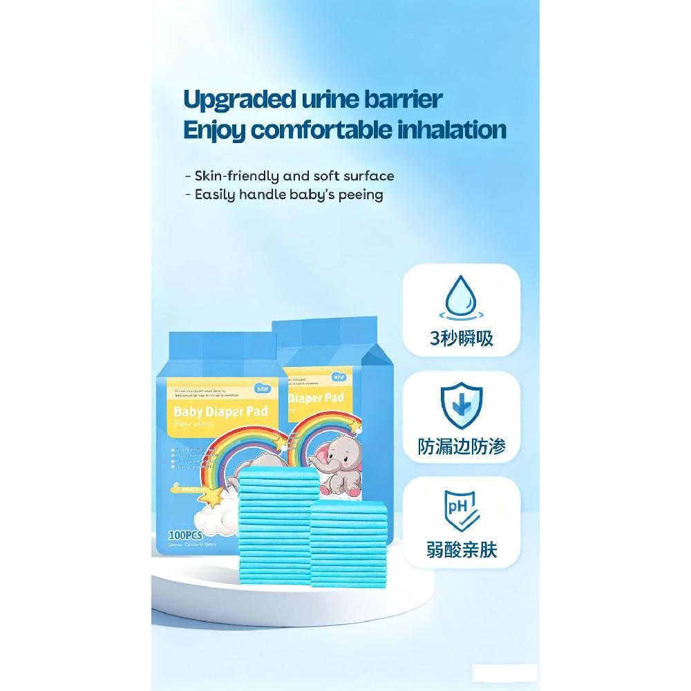 Disposable Baby Underpads Leak‑Proof Breathable Infant Care Pads Disposable Maternity Pads Baby Diaper Changing Postpartum Use
