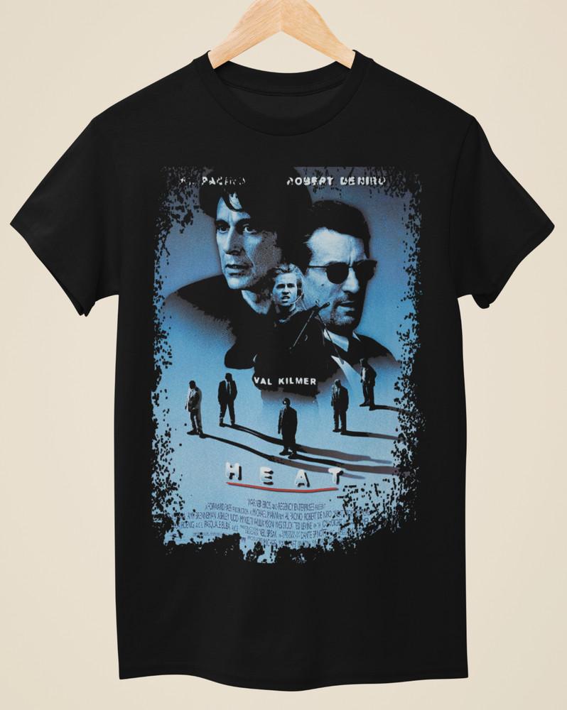 Heat - Movie Poster Inspired Unisex Black T-Shirt Unisex T-Shirt S