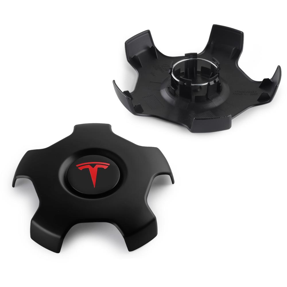 4 Stück Für Tesla Model 3 OEM 1529680-A Original-Radkappen Auto-Radnabenabdeckung Auto-Radkappen Emblem Ersatz 18-Zoll Radkappe