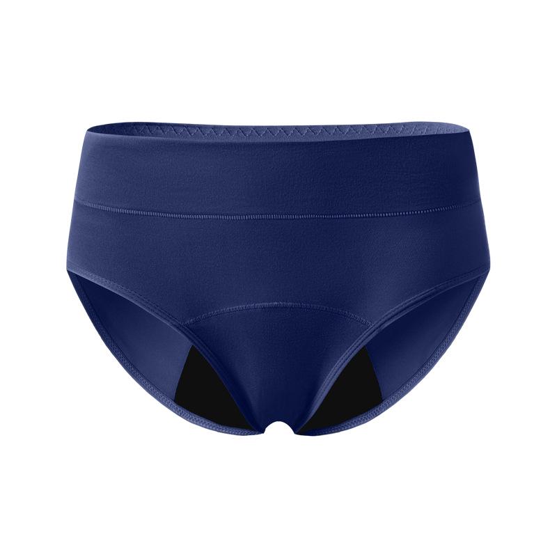 Women's Mid-Waist Plus Size Menstrual Underwear - Breathable & Absorbent