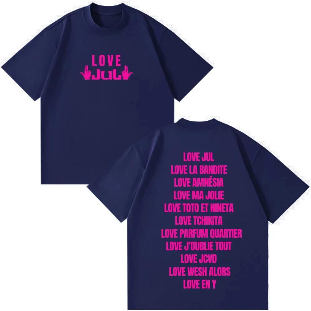 

Rapper Jul Fashion Print T Shirt Unisex Women Harajuku Tshirt 2026 Summer Casual Pure Cotton Short Sleeve Top Aesthetics Tshirts S