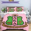 3pcs AKA Logo Pattern Bedding Set Duvet Cover Set Includes Duvet Cover &pillowcases, Perfect All Season Bedroom Decoration & Gift