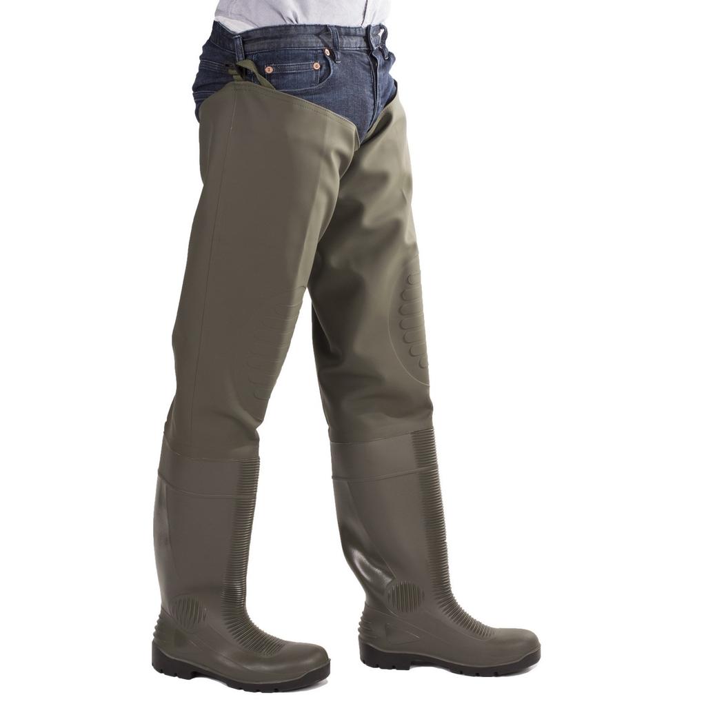 Amblers Męskie wodoodporne wodery zabezpieczające uda