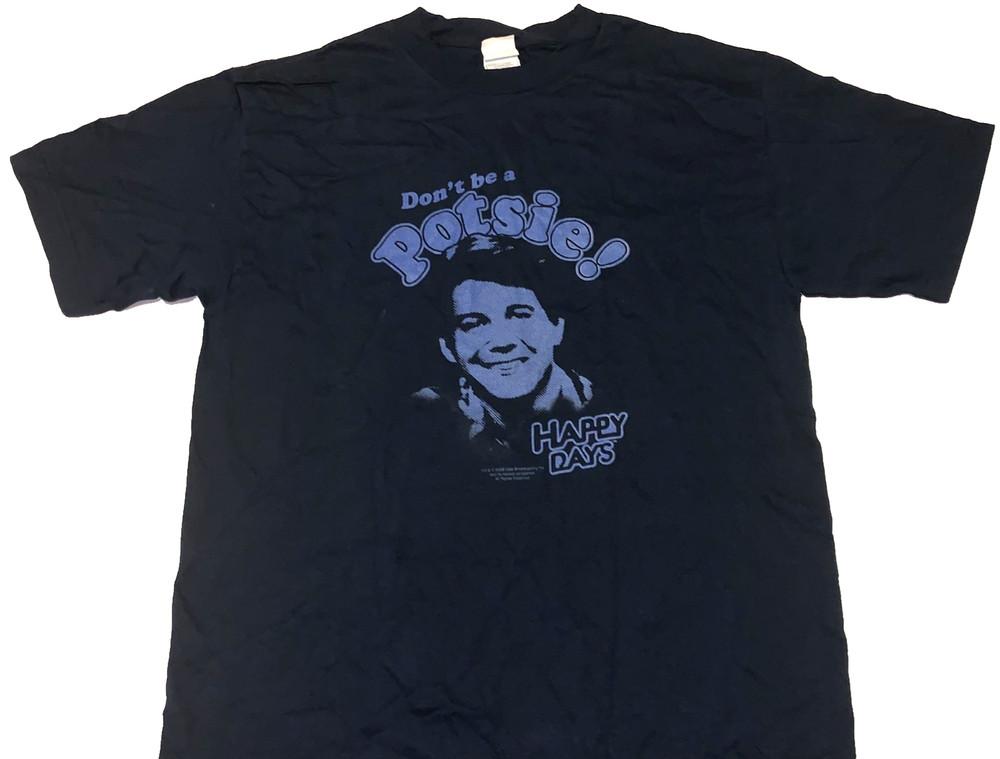 Vintage 2008 Happy Days TV Show Don t Be A Potsie Anson Williams T-Shirt New MED Unisex T-Shirt XL
