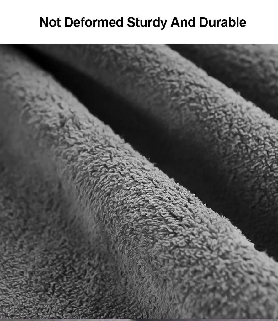 10/20PCS Car Wash Towels Cleaning Cloth Absorbent Dry Cloth General Purpose Microfiber Towel Thickened Yellow 30/40/60cm 1-10 pcs