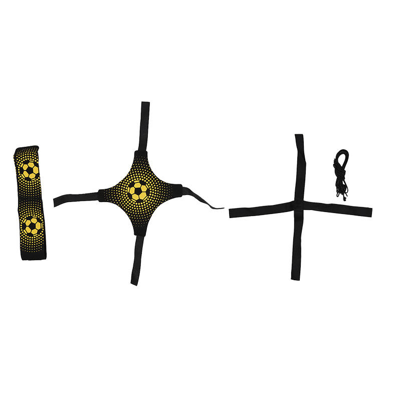 

Эластичный пояс Тренировочный мяч для футбола Жонглирование Сумка для отбивания Прочный Футбольное тренировочное оборудование Портативный Регулируемый Пояс для футбольного тренажера