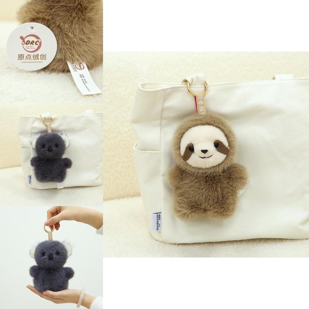 Soft And Cuddly Plush Keychain With Realistic Koala And Sloth Designs For Kids