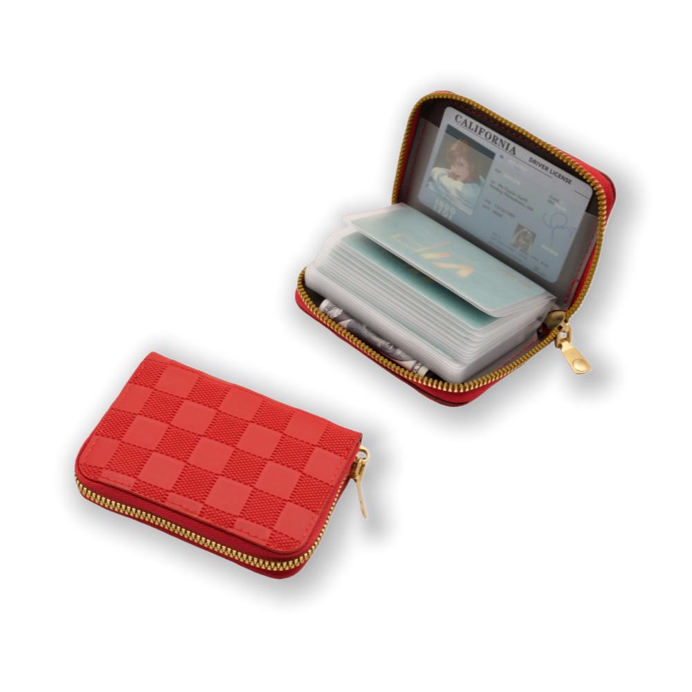 Retro Accordion Wallet: Large Capacity Unisex Card Holder & Business Organizer