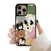 Cute Animal Party Applicable iPhone17Pro Mobile Phone Case 15/16 Frosted PC13 Women's 14 New 12 Hard Case